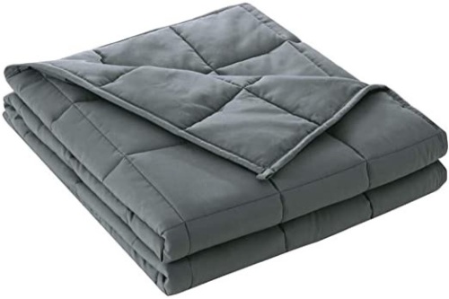 HAOWANER Soft Cotton 15lb Weighted Blanket, 80" x 87"  - Lot 1115