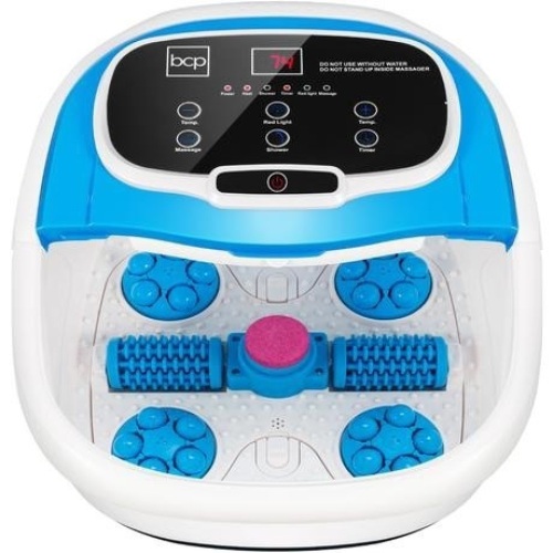 Automatic Heated Shiatsu Massage Foot Bath Spa w/ Pumice Stone  - Lot 1329