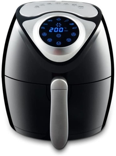 2.7qt Non-Stick Heated Rapid Air Technology Digital Electric Air Fryer w/ LCD Display, 7 Temperature, Time Settings  - Lot 192