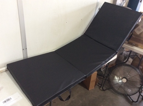 Tri-Fold Exercise Fitness Workout Gym Floor Mat w/ Handles  - Lot 692