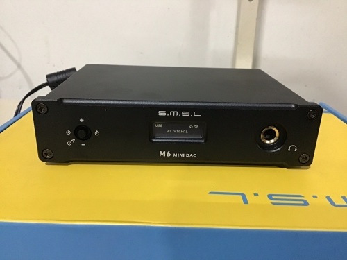 S.M.S.L M6 32bit/384khz Hifi Audio USB DAC Digital to Analog Converter with Headphone Amplifier  - Lot 410