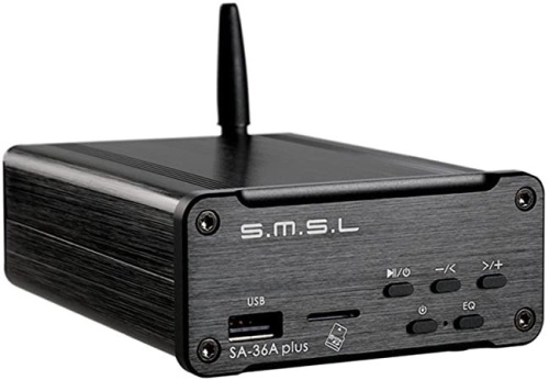 SMSL SA-36A Plus 30W2 TPA3118 HiFi Audio Class D Digital Power Amplifier Bluetooth AUX TF Card/USB/U Disk Input   - Lot 445