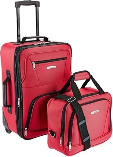 Rockland Fashion Softside Upright 2 Pc Luggage Set  - Lot 826