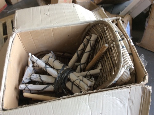 Set of 4 Outdoor Patio Chairs - Lot 1089