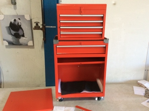 Stacking Tool Boxes, Bottom Box Needs Wheels & Door Repaired - Lot 430