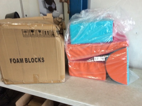 Odaof Toddler Playtime Soft Foam Corner Climber Set, 5 Pc - Lot 437
