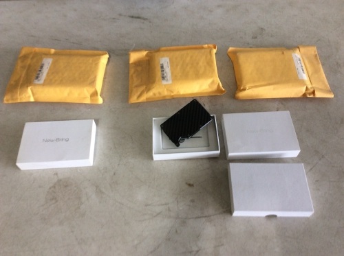 Lot of (5) New-Bring Carbon Fiber Wallets - Lot 1147