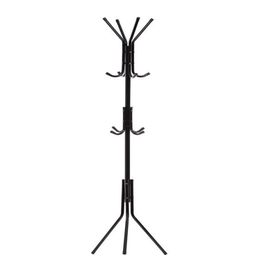 Free Standing Stainless Steel 12 Hook Coat Rack   - Lot 1177