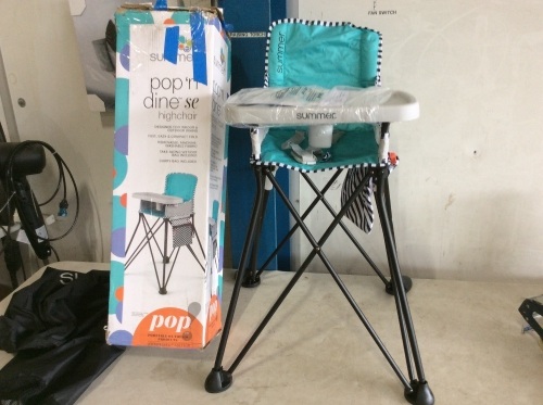 Summer Pop 'N Dine SE Portable High Chair  - Lot 891