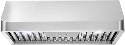 Cosmo QB75 30" Under Cabinet Range Hood with Push Button Controls, Permanent Filters, LED Lights  - Lot 67