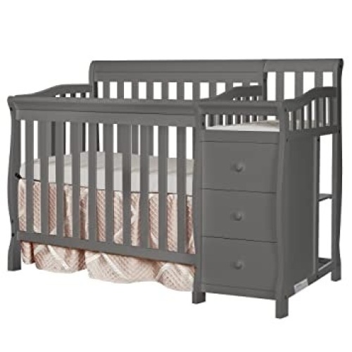 Dream On Me Jayden 4-in-1 Mini Convertible Crib And Changer  - Lot 183