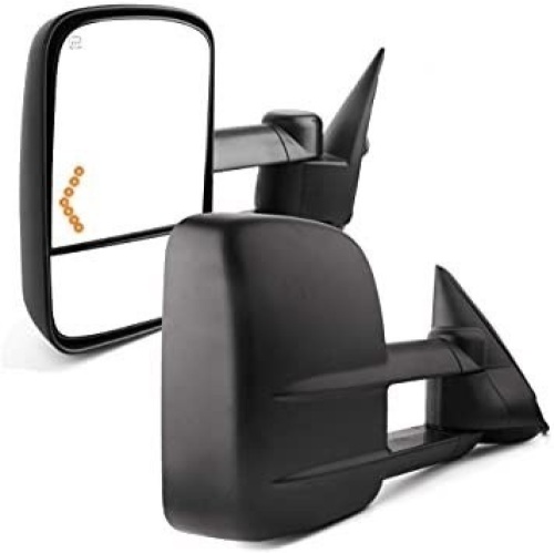 YITAMOTOR Towing Mirrors with Arrow Signal Light for Chevy - Lot 407