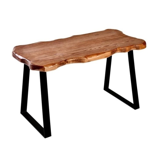 WELLAND Wood Bench with Metal Legs, Stock Pic is Darker Wood - Lot 155