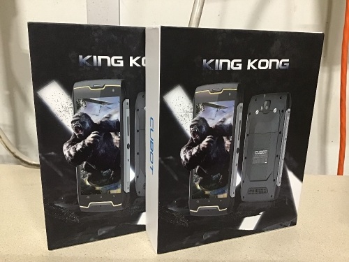 Lot of (2) Cubot King Kong Android 7.0 Rugged Smartphones - Lot 253