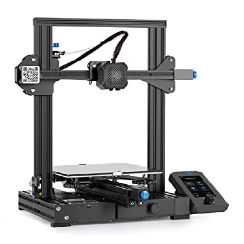 Creality Ender 3 V2 3D Printer Integrated Structure Design with Carborundum Glass Platform Silent Motherboard and Branded Power Supply - Lot 43