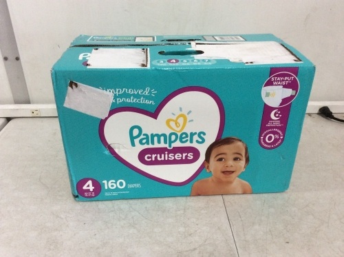Pampers Cruisers Baby Diapers, Size 4, 160 ct  - Lot 266