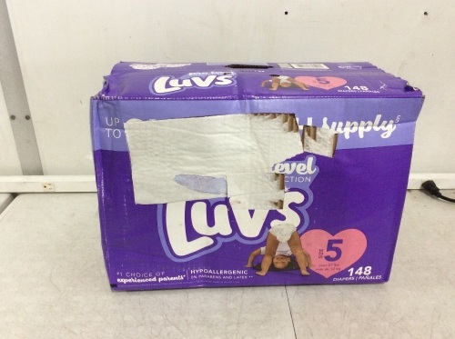 Luvs Pro Level Leak Protection Baby Diapers, Size 5, 148 ct  - Lot 264