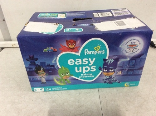 Pampers Easy Ups Training Underwear, Size 3T-4T, 124 ct  - Lot 284