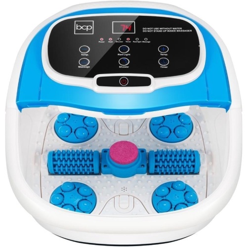 Automatic Heated Shiatsu Massage Foot Bath Spa w/ Pumice Stone  - Lot 1384