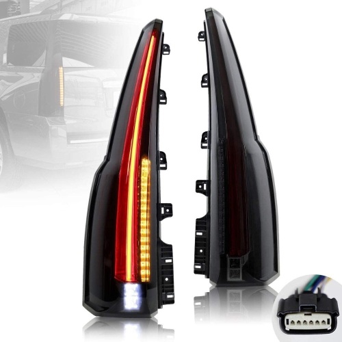 MOSTPLUS LED Tail Lights Assembly for GMC Yukon 2015-2019 - Lot 121