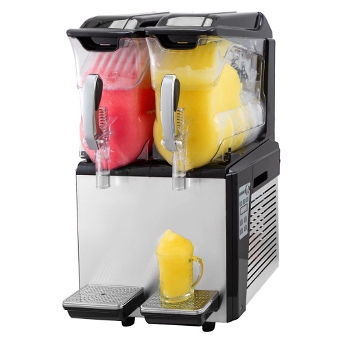 VEVOR Commercial Slush Frozen Drink Machine Juice Dispenser 2 Tanks - Lot 22