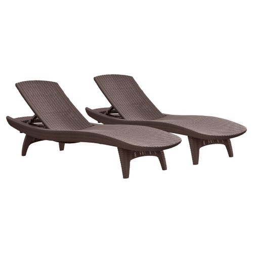 Pacific Sun 3pc Loungers with Table Set  - Lot 26