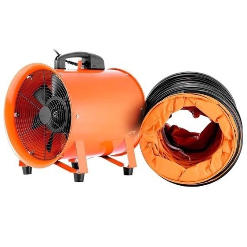 10inch Industrial Extractor Fan Blower +5m Duct Hose Underground Ventilation  - Lot 27