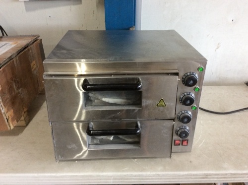 Small Double Pizza Oven, For Parts/Repair - Lot 120