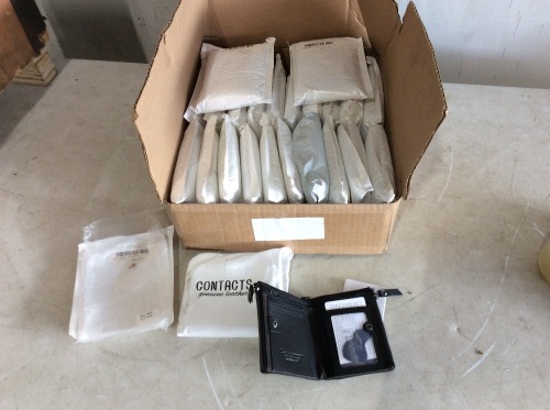 Lot of (23) Black Leather Bifold Wallets - Lot 108