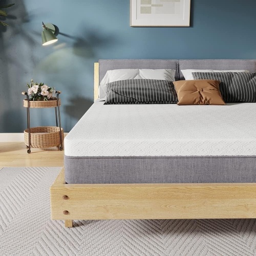  EZKozzy 3 Inch Memory Foam Mattress Topper twin  - Lot 71