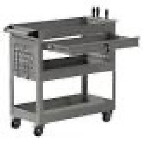 RaDEWAY 30-in 1-Drawer Shelf Utility Cart  - Lot 195