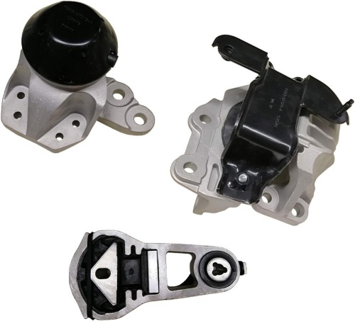 3pcs Motor Mounts Set Kit for Automatic Transmission Only, Compatible with 2011-2015 Ford Explorer (V6 3.5L NA Engine) - Engine Mounts 12 x 12 x 6 inches - Lot 198