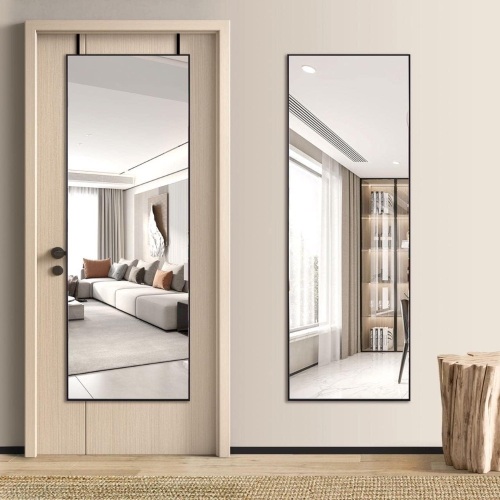 LVSOMT Wall Mounted Mirror, 47"x14" Full Body, Full Length Mirror - Lot 212