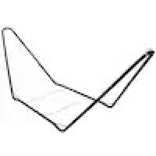 Portable 10 ft. Steel Hammock Stand in Black  - Lot 221