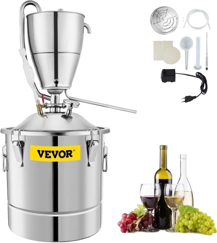 VEVOR Alcohol Still 8gal/30L, Alcohol Distiller,  - Lot 329