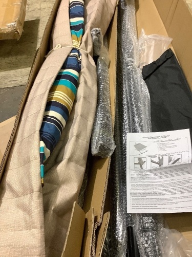 Hammock and 12 ft stand  - Lot 243