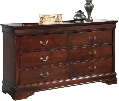 Signature Design by Ashley Alisdair Traditional 6 Drawer Dresser, Dark Brown - Lot 439
