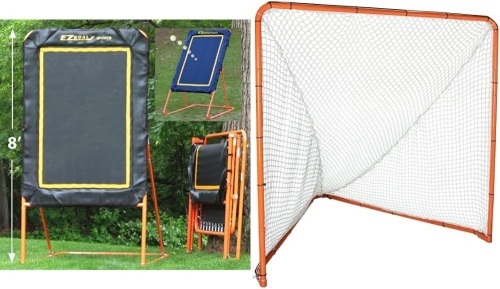 EZ Goal Professional Folding Lacrosse Throwback Rebounder, 8 Feet - Lot 6062