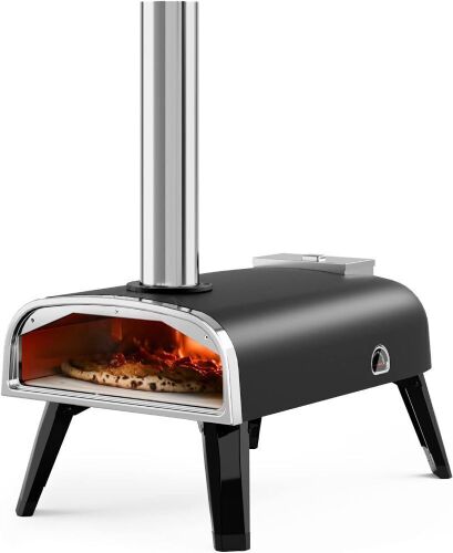 12" Wood Fired Portable Stainless Steel Pizza Oven - Lot 20