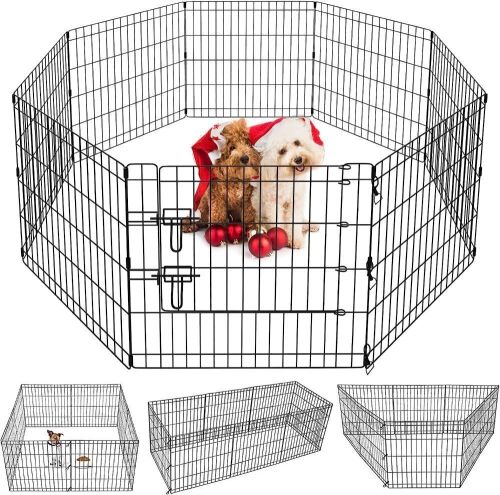 Pet Playpen 8 Panel 24 Inch - Lot 488