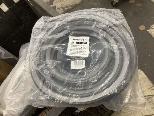 Light Gray Door Rubber Seal Large Grip Range 61/64" Bulb Height x 17/64 Grip Range x 43/64" U Height (5 Feet)  - Lot 491