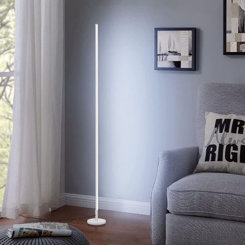 DENGALA LED Modern Metal Line Design Standing Corner Lamp with Remote Controller, 2700K-6500K  - Lot 493