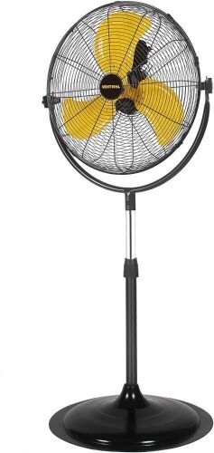 VENTISOL 18 Inch Tilting Pedestal Fan, 3-Speed High Velocity 4,200CFM  - Lot 681