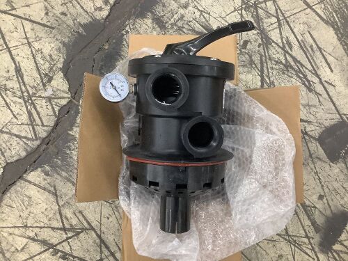 TIROAR SP0714T Top-Mount Multi Port Valve Compatible with Hayward VariFlo, Replacement for Hayward Above-Ground Pro or VL 210 Series Sand Filter, 1-1/2 Seven Position Control Valve - Lot 683