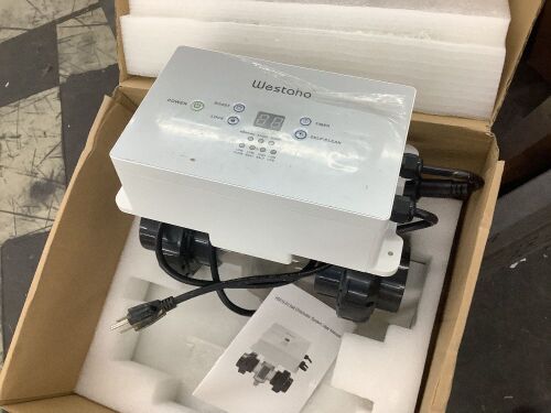 Westaho Salt Chlorine Generator Designed for Inground Pools Up to 35,000 Gallons - Lot 686