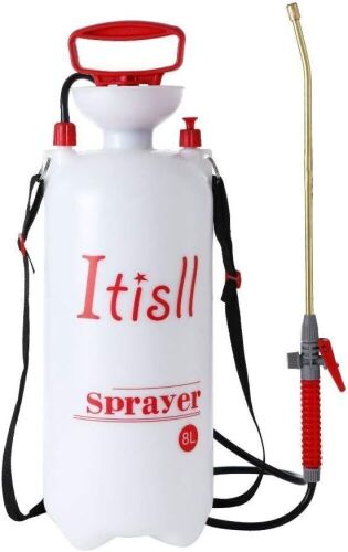 ITISLL 2 Gallon Pump Sprayer with Brass Wand and Shoulder Strap - Lot 693