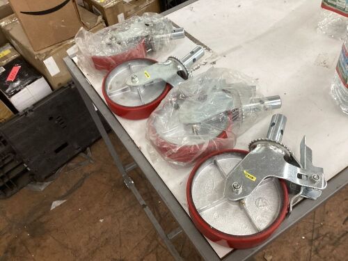 Lot of (4) Casters  - Lot 728