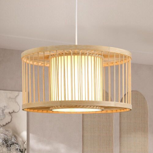 Karjearl Rattan Pendant Light - Lot 647