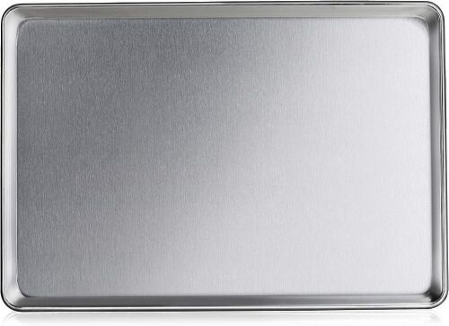 New Star Foodservice Commercial-Grade 18-Gauge Aluminum Sheet Pan/Bun Pan, 18" L x 26" W x 1" H  - Lot 657