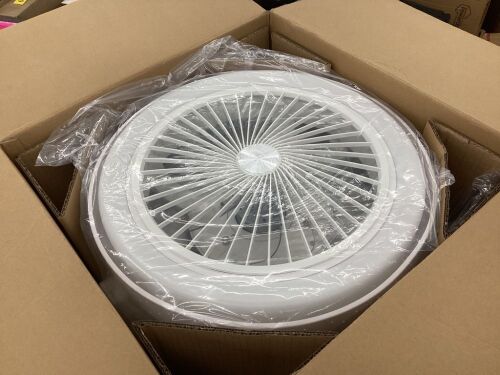 Ceiling Fan with Light and Remote - Lot 225